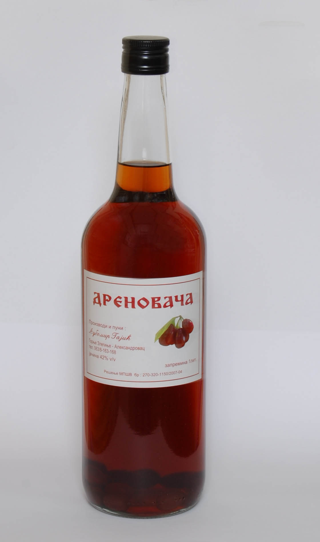 DRENOVAČA liker rakija 0.7